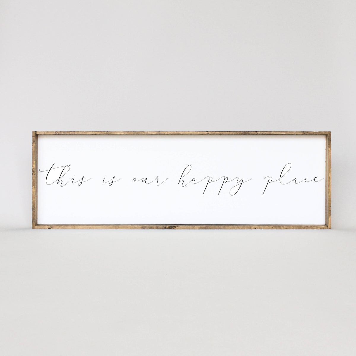 This Is Our Happy Place Framed Art Print - Wall Art