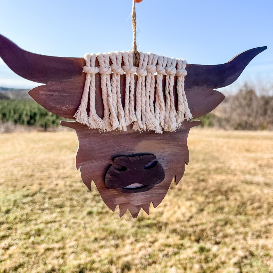 Highland Cow (Unfinished DIY Paint Kit)