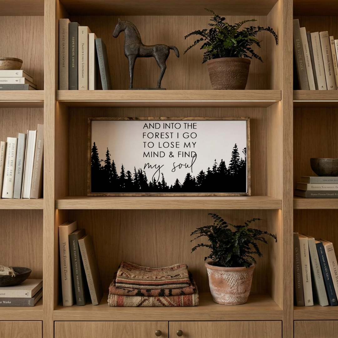 Into the Forest Framed Print - Inspirational Nature Wall Art