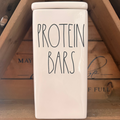 Rae Dunn Protein Bars Canister