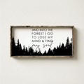 Into the Forest Framed Print - Inspirational Nature Wall Art