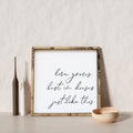 Love Grows Best in Houses Just Like This Framed Print
