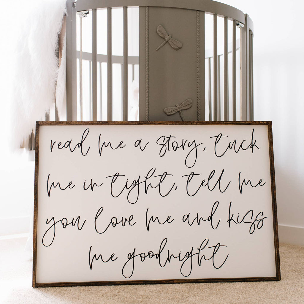 Read Me A Story Framed Print - Nursery Wall Art