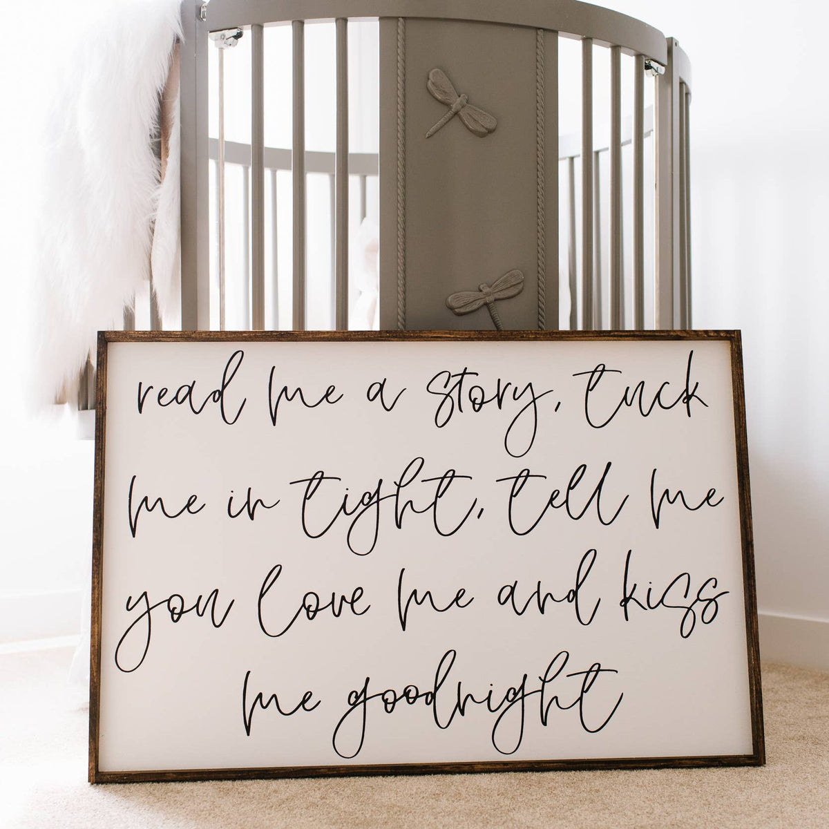 Read Me A Story Framed Print - Nursery Wall Art