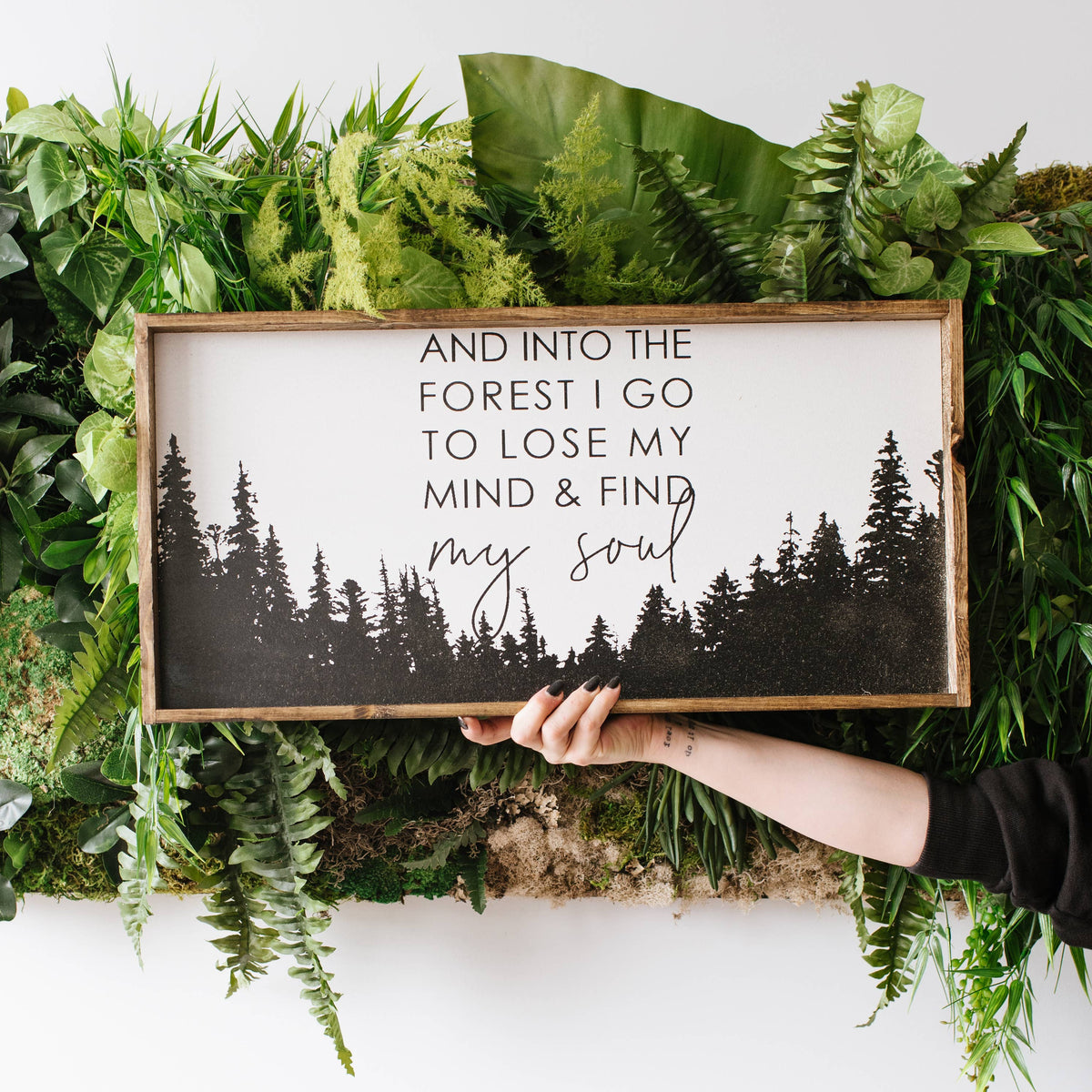 Into the Forest Framed Print - Inspirational Nature Wall Art